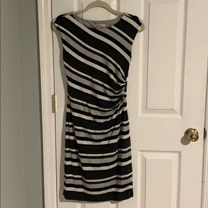 Ann Taylor Loft XSP striped cotton dress